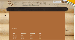 Desktop Screenshot of codycowboyvillage.com